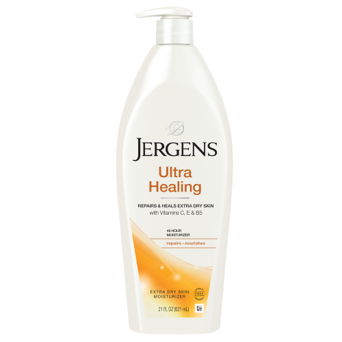 【Jergens 婕可詩】珍柔身體潤膚乳液-特乾膚質(21oz/621ml)【4672】
