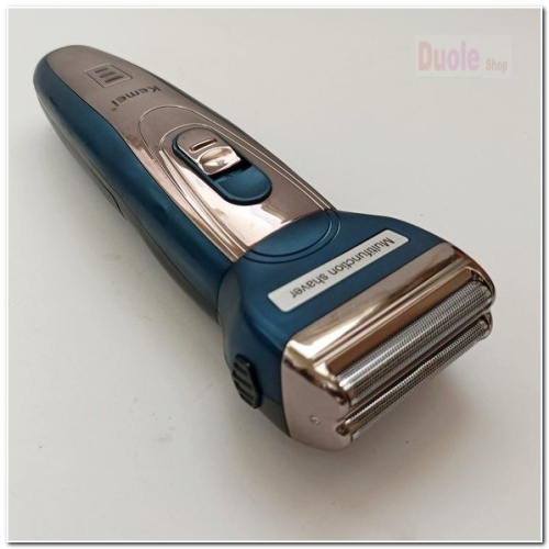 Kemei複式雙刀頭 科美KM-1721往複式雙刀頭多功能三合一電動剃鬚刀理髮剪鼻毛器