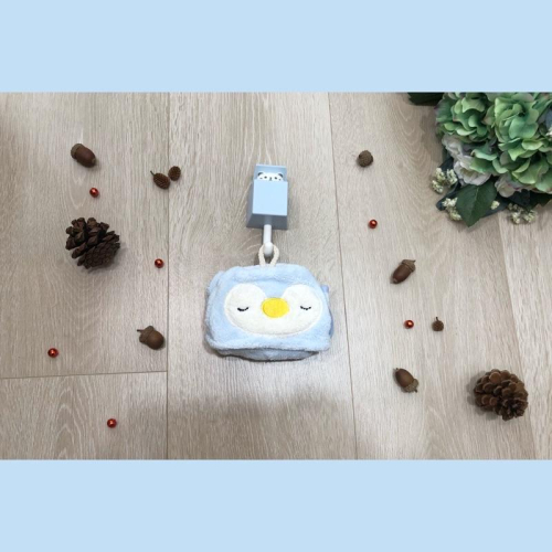 可愛企鵝閉眼擦手巾套組