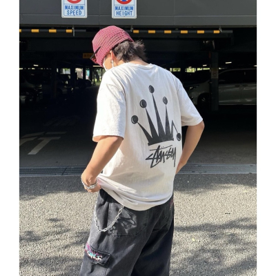 REGAL CROWN PIG DYED TEE 皇冠 草寫LOGO 短袖 男女 情侶款