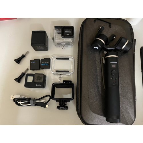 gopro hero 7 + 飛宇 G6 穩定器 原廠防水殼
