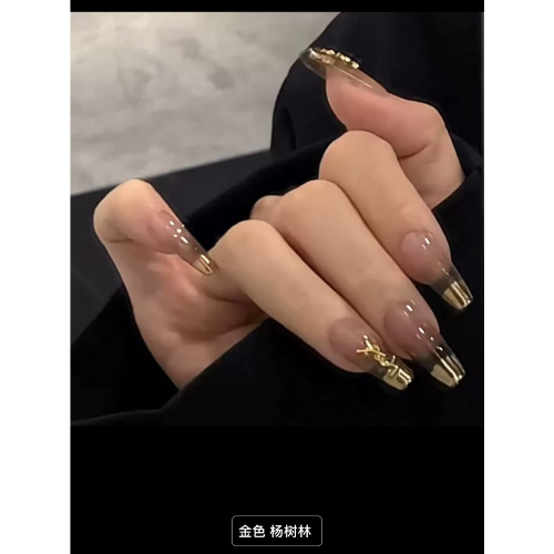 千金穿戴甲轻奢高级感新娘结婚指甲贴片2023新款婚纱照美甲片成品