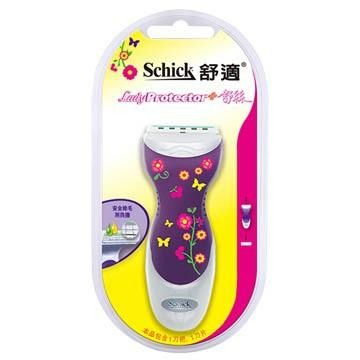 【Schick舒適牌】－附發票－舒絲仕女除毛刀 印象花園版 1刀把1刀片