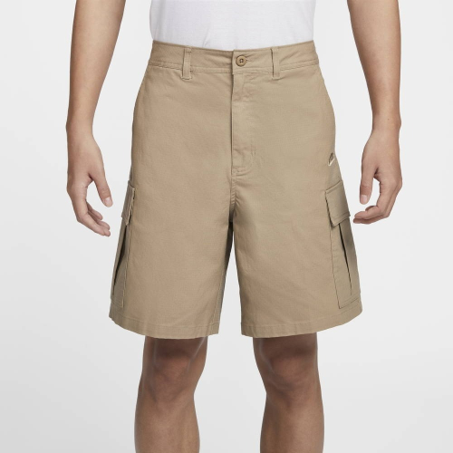 【WS】NIKE CLUB CHINO SHORT 復古 工裝 運動 休閒 短褲 卡其 FN3518-247 黑010