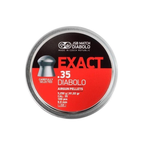 {{布拉德模型}} JSB Diabolo Exact .35/9mm 5.25g 專業用鉛彈