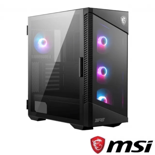 MSI 微星 MPG VELOX 100R 電腦機殼(前置Type-C/直立顯卡支撐架/開門式側透)