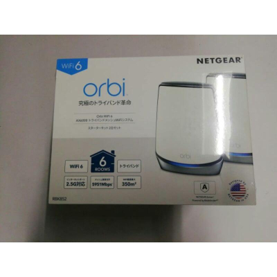 【現貨】最強WIFI6 NETGEAR Orbi RBK852 AX6000 未使用品 未開封品 三頻 MESH