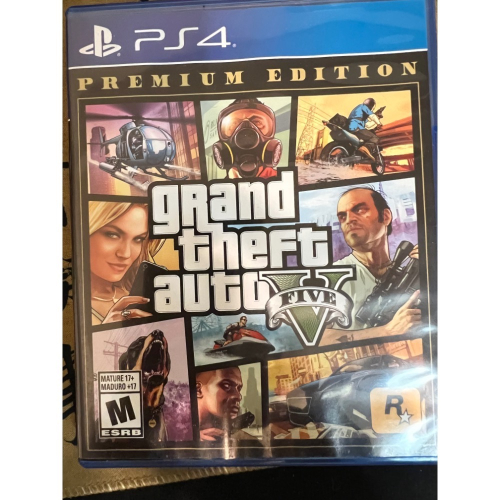 PS4遊戲光碟-GTA5俠盜賽車手
