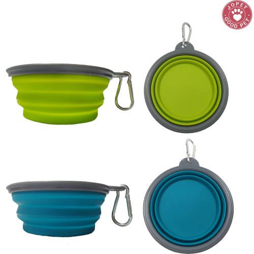 【Jopet】*台灣現貨* 寵物外出碗 寵物折疊碗 褶疊碗 矽膠碗 防滑 旅行碗 狗碗