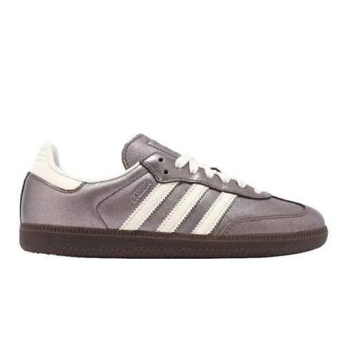 ?adidas Originals SAMBA OG 金屬紫/金屬紫白色/咖啡底 JI4219 女款鞋