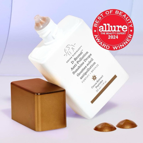 現貨?Drunk Elephant Sunshine Drops 醉象自然古銅光采調色精華液妝前陰影