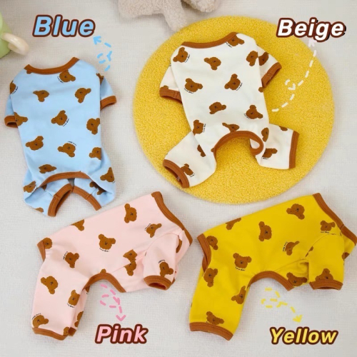 ♡【G33 預購 】滿版小熊love bear多色四腳寵物衣服