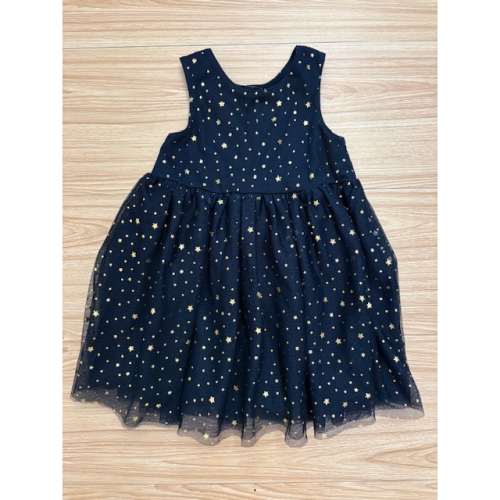 全新 NET 女童幼兒兒童 星星紗裙無袖洋裝 100cm 童裝