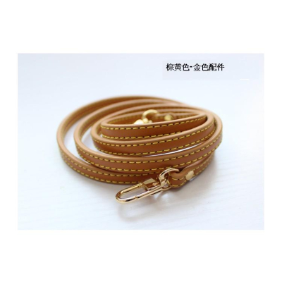 0.7cm寬 真皮 車邊黃線 斜背帶