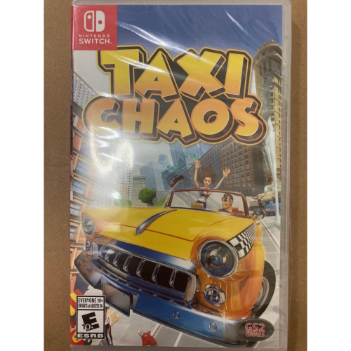 【二手中古遊戲片】任天堂 SWITCH NS 酷飆計程車 瘋狂計程⾞ TAXI CHAOS 中文