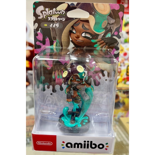 (不含遊戲） NS SWITCH amiibo 小飯 飯田 漆彈大作戰 全新品【士林遊戲頻道】