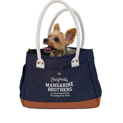 HOMIA??日本mandarine brothers寵物外出包狗包貓包小型犬貓外出逛街mini bag單肩包男女通用