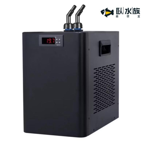 【臥水族】110V??160L~1/10HP冷水機【送沈水馬達軟管】製冷機家用製冷器靜音水族降溫自動恆溫