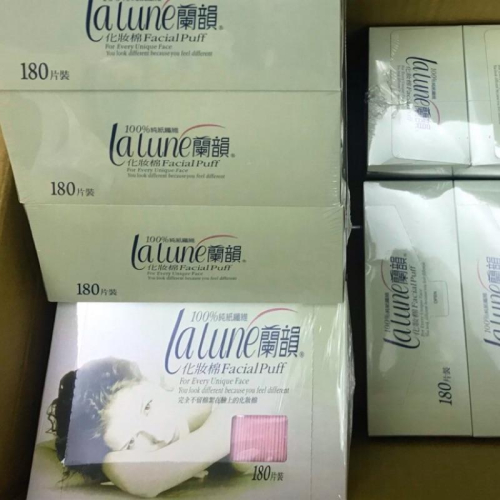 加大包裝 180片 現貨 ?蘭韻化妝棉 100%純紙纖維 化妝棉 濕敷化妝棉 卸妝化妝棉 不脫屑化妝棉