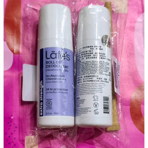 美國原裝進口 Lafes 純自然體香劑88ml-茶樹潔淨☘️Lafes 純自然紙管體香膏64g-清新芬多精