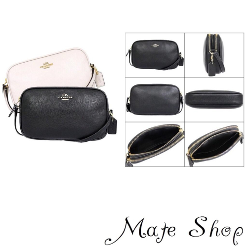 【Mate_Shop】現貨 美國代購保證正品拉鍊小包經典馬車COACH熱賣款雙拉鏈低價65988 斜背小包相機包禮物