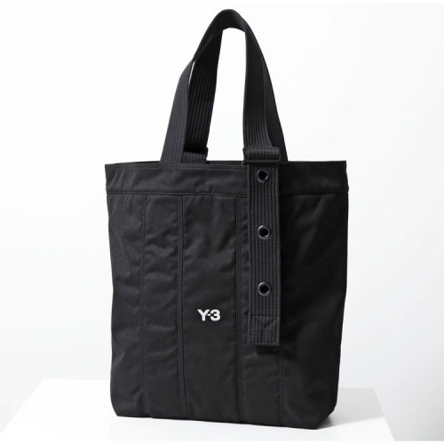 Y-3！Y3~星賞大作?珍稀優雅限定！全球限購限量~頂級精品黑色紋繡刺繡幾何托特包、側背包、斜背包、肩背包~收藏款！