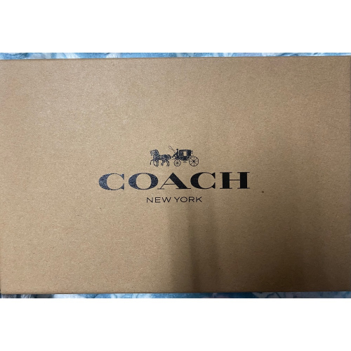 《現貨》Coach 男款短夾禮盒-星星壓紋