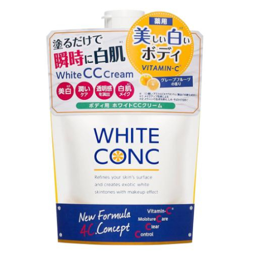 良心正品 日本 WHITE CONC 新版 超強美肌身體 CC霜 200g 潤色 嫩白 美肌 身體乳