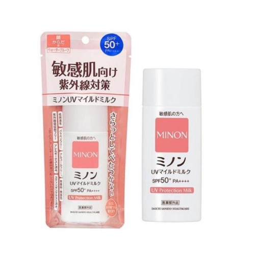 【在台現貨，當天寄出】?莉莉好物? Minon UV SPF50+PA++++溫和物理防曬乳 物理防曬 80ml