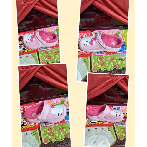 二手 Crocs 卡駱馳童鞋 經典Hello Kitty