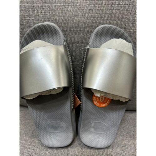 【全新】Havaianas 哈瓦仕 Slide Classic Metallic Flip 休閒拖鞋 37