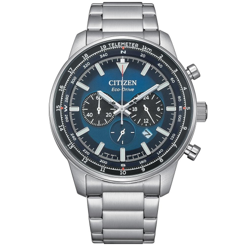 送禮首選★CITIZEN 星辰Chronograph系列光動能計時手錶CA4500-91L 附提袋