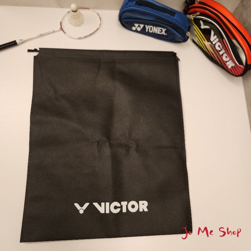 ?Victor PG-486 簡單實用 獨立便攜 羽毛球 羽球拍鞋袋 鞋袋 輕巧方便 抽繩袋 穿繩收納袋 衣物 束口