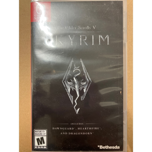NS SWITCH THE ELDER SCROLLS V：SKYRIM 上古卷軸 二手遊戲 中文