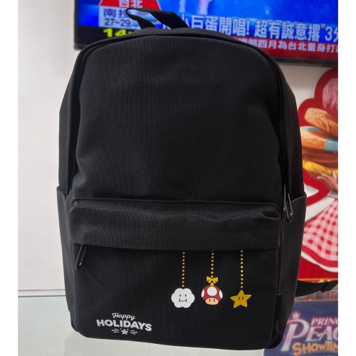 任天堂 原廠週邊 HAPPY HOLIDAYS 後背包 限定後背包 背包 全新品［士林遊戲頻道］
