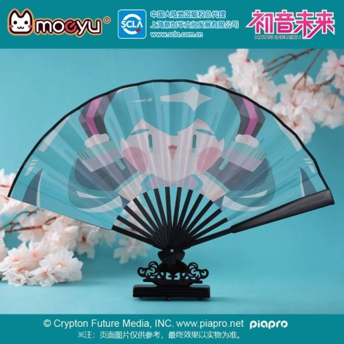 現貨 禮物 ?官方授權 正品 Hatsune Miku 初音未來 元氣折扇 動漫二次元 周邊可愛 miku表情琴鍵紙扇