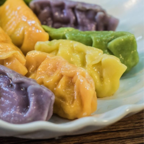 宏鉅高麗菜豬肉彩色水餃（合格台灣豬肉20入一盒)手工水餃 寶寶水餃