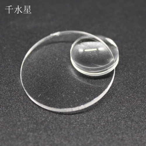望遠鏡模型鏡片套裝 學生自制放大鏡望遠鏡模型配件凹凸鏡片DIY