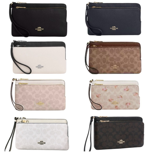 [COACH] Coach立體馬車LOGO大小雙層L拉鍊大手拿包 [美國正品 現貨在台]
