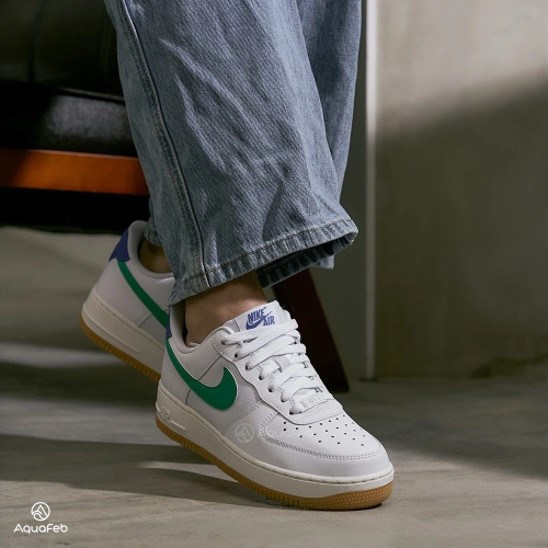 Nike Air Force 1 Low ＇07 女 白綠 經典 穿搭 運動 休閒鞋 DD8959-110