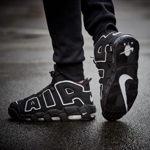 NIKE AIR MORE UPTEMPO PIPPEN 黑白 大AIR 籃球鞋 414962-002