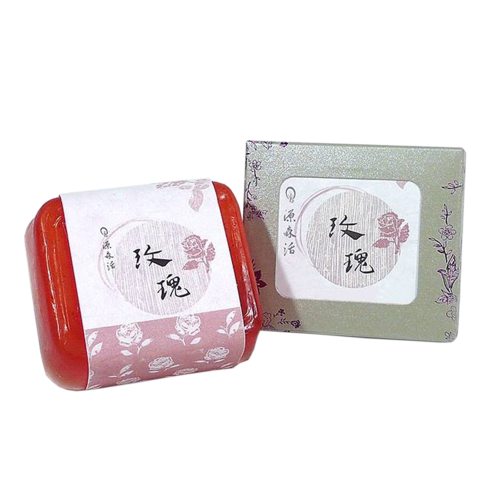 [買二送一] 源森活有機植萃添加系列 - 玫瑰胺基酸美顏石鹼 100g