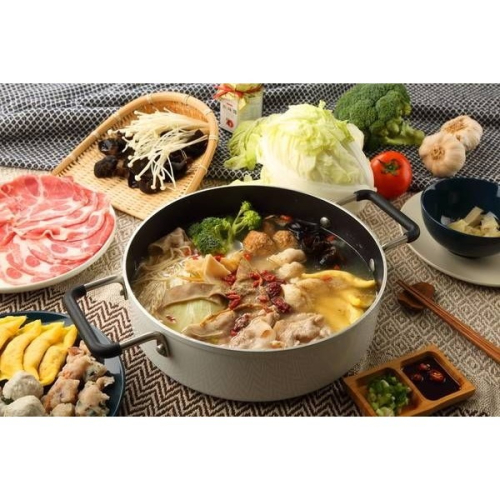 【林柏好食】煲肚套組-煲肚鍋底+豬肚片/4人份