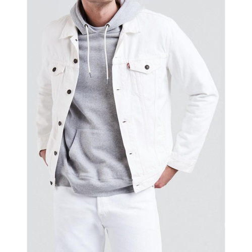 特價【XS-XXL】美國LEVI S TRUCKER JACKET White Steel Hour純白丹寧夾克牛仔外套