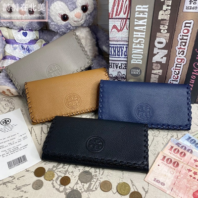 詩詩精品 Tory Burch 皮夾 長夾 錢包 頭層荔枝紋牛皮零錢包 手拿包 tb 證件夾 大容量編織大鈔夾 可放千鈔