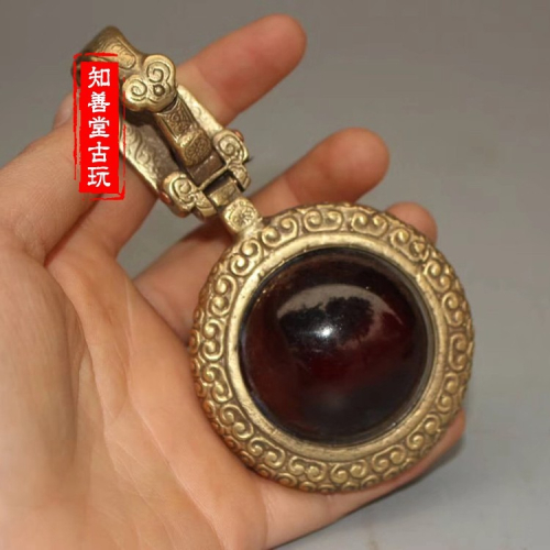 復古實心純銅鑲嵌鑰匙扣 純銅吊墜掛件 黃銅汽車鑰匙扣皮帶扣