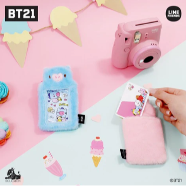 BT21 毛絨絨卡套｜防彈少年 BTS 證件卡套 悠遊卡套