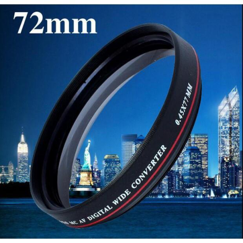 Zomei卓美尼康d90 d70s 18-105 18-135 67mm 72mm 0.45X超薄廣角鏡頭 單眼相機鏡頭