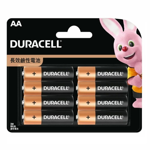 【現貨附發票】Duracell 金頂 鹼性電池 3號8入 /卡