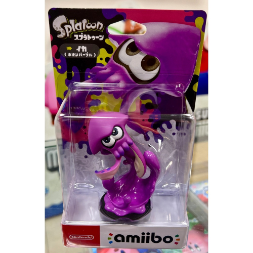 任天堂 amiibo 漆彈 烏賊 紫色 Splatoon 漆彈大作戰 全新品 ［士林遊戲頻道］